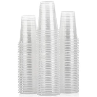 Walasaso 100 Pack 8 Oz Plastic Cups Plastic Cups Clear Plastic Cups 8 Oz Clear Cups Disposable Clear Plastic Cups Water Cups Disposable Cups 8 Oz Water Clear Plastic Cups Clear Plastic Cups Plastic Cu