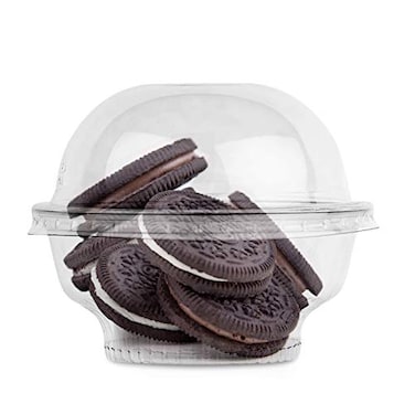 Stock Your Mini Clear Plastic Dessert Cups with Lids 5 oz Set of 50 Small Disposable Parfait Cup Dome Lid No Hole 5Ounce Party Fruit Containers Banana Pudding Bowl Jello Ice Cream Desserts Container
