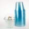 Golden Apple 9oz50sets Color Cups with Dome lids No Hole Blue