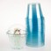 Golden Apple 9oz50sets Color Cups with Dome lids No Hole Blue
