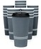Glowcoast To Go Coffee Cups With Lids 22 oz Disposable Coffee Cup With Lid Large Togo Travel Paper Ripple Hot Cups Insulated For Hot Cold Beverage Drinks No Sleeves Needed 50 Dusk Grey