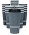 Glowcoast To Go Coffee Cups With Lids 22 oz Disposable Coffee Cup With Lid Large Togo Travel Paper Ripple Hot Cups Insulated For Hot Cold Beverage Drinks No Sleeves Needed 50 Dusk Grey