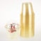 Golden Apple 9oz50sets Yellow Plastic Cups with Clear Dome lids No Hole
