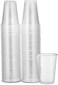PLASTICPRO 7 oz Clear Plastic Disposable Drinking Cups 100 count