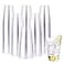 JOLLY CHEF 12 oz Clear Plastic Cups 100 Pack Heavyduty Party Glasses Disposable Plastic Cups for HalloweenThanksgiving Day Christmas Party