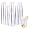 JOLLY CHEF 12 oz Clear Plastic Cups 100 Pack Heavyduty Party Glasses Disposable Plastic Cups for HalloweenThanksgiving Day Christmas Party