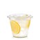 Fit Meal Prep 100 Pack 9 oz Clear Plastic Cups with Flat Lids Disposable Iced Coffee Cups BPA Free Premium Crystal Smoothie Cup for Party Lemonade Stand Cold Drinks Juice Milkshake