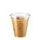 Fit Meal Prep 100 Pack 12 oz Clear Plastic Cups with Flat Lids Disposable Iced Coffee Cups BPA Free Premium Crystal Smoothie Cup for Party Lemonade Stand Cold Drinks Juice Milkshake