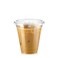 Fit Meal Prep 100 Pack 12 oz Clear Plastic Cups with Flat Lids Disposable Iced Coffee Cups BPA Free Premium Crystal Smoothie Cup for Party Lemonade Stand Cold Drinks Juice Milkshake
