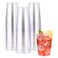 JOLLY CHEF 10 oz Clear Disposable Plastic Cups 50 Pack Clear Plastic Cups Tumblers Heavy duty Party Glasses Disposable Cups for Wedding ThanksgivingHalloweenChristmas Party