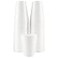 Amcrate Disposable Cups White 18Ounce Plastic Party Cups Strong and Sturdy for Wedding Christmas Halloween 50 Pack