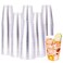 JOLLY CHEF 16 oz Clear Disposable Plastic Cups 100 Pack Heavyduty Plastic Cups TumblersPerfect for for Halloween Christmas and Thanksgiving Parties