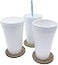 AMZ Empire Disposable Foam Coffee Cups Hot Drink Beverage To Go 20 Ounce 50Case With Lids
