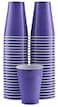 Amcrate Purple Colored Disposable Cups 12Ounce Strong Sturdy Party Cups 50 Pack for Wedding Christmas Halloween