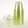 Golden Apple 9oz50sets Green Plastic Cups with Clear Dome lids No Hole