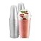 Green Direct 20 oz Clear Disposable Plastic Drinking Cups With Lids Ice coffee Bubble Boba Tea Cups for Cold Drinks Smoothie Pack of 50