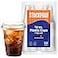 Stack Man 16 oz Clear Plastic Cups with Strawless SipLids 50 Sets PET Crystal Clear Disposable 16oz Plastic Cups with Lids Crystal Clear Durable Cup BPA Free Crack Resistant for Coffee Juice Shakes