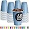 DecorRack Light Blue Plastic Cups 12 oz Disposable Cups Party Supplies 60 Count