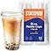 Stack Man 24 oz Clear Plastic Cups with Strawless SipLids 50 Sets PET Crystal Clear Disposable 16oz Plastic Cups with Lids Crystal Clear Durable Cup BPA Free Crack Resistant for Coffee Juice Shakes
