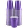 Amcrate Disposable Cups Purple 18Ounce Plastic Party Cups Strong and Sturdy for Wedding Christmas Halloween 50 Pack