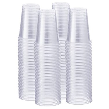 GUSTO 7 oz Clear Plastic Cups 500 Count Disposable Cold Drinking Cups for Parties Events Everyday Use BPAFree Durable Polypropylene Formerly Comfy Package