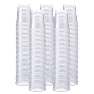 GUSTO Clear Plastic Cups 3 oz 500 Count Small Disposable Drinking Cups for Water Mouthwash Bathroom Tasting More Crystal Clear BPAFree Durable Polypropylene Formerly Comfy Package