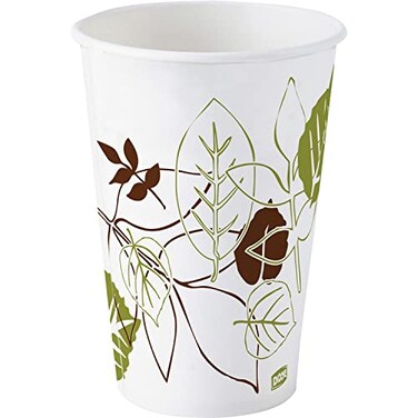 Dixie Pathways WiseSize Cup 12 oz 50Pack Poly Paper White