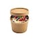 Restaurantware LIDS ONLY Coppetta Lids For 4 Ounce Ice Cream Cup 200 NoLeak Lid For Treat Cups Cups Sold Separately For Hot And Cold Foods Kraft Paper Lid For Chili Cup