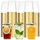 Tebery 100 Pack Clear Plastic Cups Party Glasses 16Oz Disposable Cup Plastic Tumblers Elegant Party Tumblers Cups Wedding Cup with Gold Rim