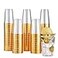 JOLLY CHEF 100 Pack 12 oz Gold Plastic Cups Tumblers Elegant Gold Rimmed Disposable Cups Perfect for Thanksgiving Day Christmas