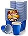 1InTheHome Blue Cups 16 Oz Disposable Blue Plastic Party Cups 100 pack