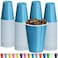 DecorRack Turquoise Plastic Cups 12 oz Disposable Cups Reusable Party Supplies 120 Count