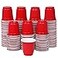 Zcaukya 120ct 2oz Mini Disposable Shot Cups Small Red Plastic Party Cups for Parties Games Events