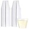 PLASTICPRO 9 oz Disposable Plastic Party CupsOld fashioned Designed Tumblers 100 Count Crystal Clear