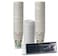 DuraCasa Straws and Coffee Design Insulated Paper Cup 16oz Cups Lids and DrinkingStirring Sticks Set 16 oz 50 Cups 50 Lids 50 Straws