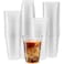 ELEGANT DISPOSABLES Crystal Clear PET Cups for Iced CoffeeMilkshake Cold Drinks Slush Smoothys Slurpee Ice cream Dessert Partys Plastic Disposable Cups 50 16 oz