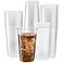 ELEGANT DISPOSABLES Crystal Clear PET Cups for Iced CoffeeMilkshake Cold Drinks Slush Smoothys Slurpee Ice cream Dessert Partys Plastic Disposable Cups 50 32 oz