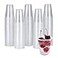 Turbo Bee 300 Pack 5 OZ Clear Plastic CupsDisposable Mouthwash Cups5 Ounce Cold Party Drinking Tumblers Ideal for Whiskey Drinking Tasting Food Samples