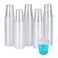 Turbo Bee 300 Pack 3 OZ Clear Plastic CupsDisposable Bathroom Mouthwash Cups Small Plastic Espresso Tumblers Ideal for Drinking Tasting Food Samples