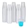 Turbo Bee 300 Pack 3 OZ Clear Plastic CupsDisposable Bathroom Mouthwash Cups Small Plastic Espresso Tumblers Ideal for Drinking Tasting Food Samples