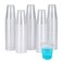 Turbo Bee 300 Pack 3 OZ Clear Plastic CupsDisposable Bathroom Mouthwash Cups Small Plastic Espresso Tumblers Ideal for Drinking Tasting Food Samples