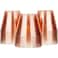 Homy Feel 9 Oz Rose Gold Glitter Plastic Cups 100PCS Disposable Cocktail Wine Cups for Wedding Party Valentines Day