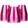 Homy Feel 9 Oz Pink Glitter Plastic Cups 100PCS Disposable Cocktail Wine Cups for Wedding Party Valentines Day