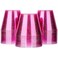 Homy Feel 9 Oz Pink Glitter Plastic Cups 100PCS Disposable Cocktail Wine Cups for Wedding Party Valentines Day