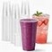 DHG PROFESSIONAL 24oz Crystal Clear PET Plastic Cups Disposable Cold Cups Case of 600 24oz