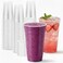 DHG PROFESSIONAL 24oz Crystal Clear PET Plastic Cups Disposable Cold Cups Case of 600 24oz