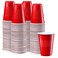 GUSTO 16 oz 240 Count Disposable Plastic Red Cups Party Drinking Cups for Events and Everyday Use Formerly Comfy Package