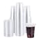 Lullaby 200 Pack 12oz Clear Plastic Cups with Lids Disposable To Go Cups for Daily Use Party and Wedding