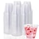 Lilymicky 300 Pack 9 oz Clear Plastic Cups 9 Ounce Disposable Plastic Drinking Cups Crystal Clear for Parties Ceremonies Events