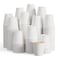 LITOPAK 270 Pack 10 oz Disposable Paper Coffee Cup Drinking Cups for Water White Paper Hot Coffee Cups Suitable for Party Picnic Travel and Events